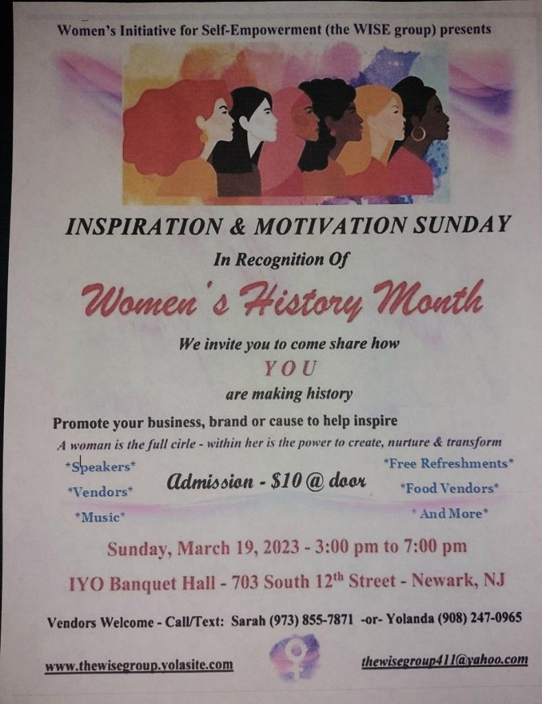 Women's History Month FLyer