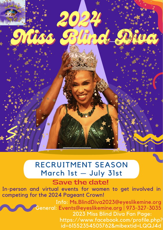 2024 Miss Blind Diva flyer