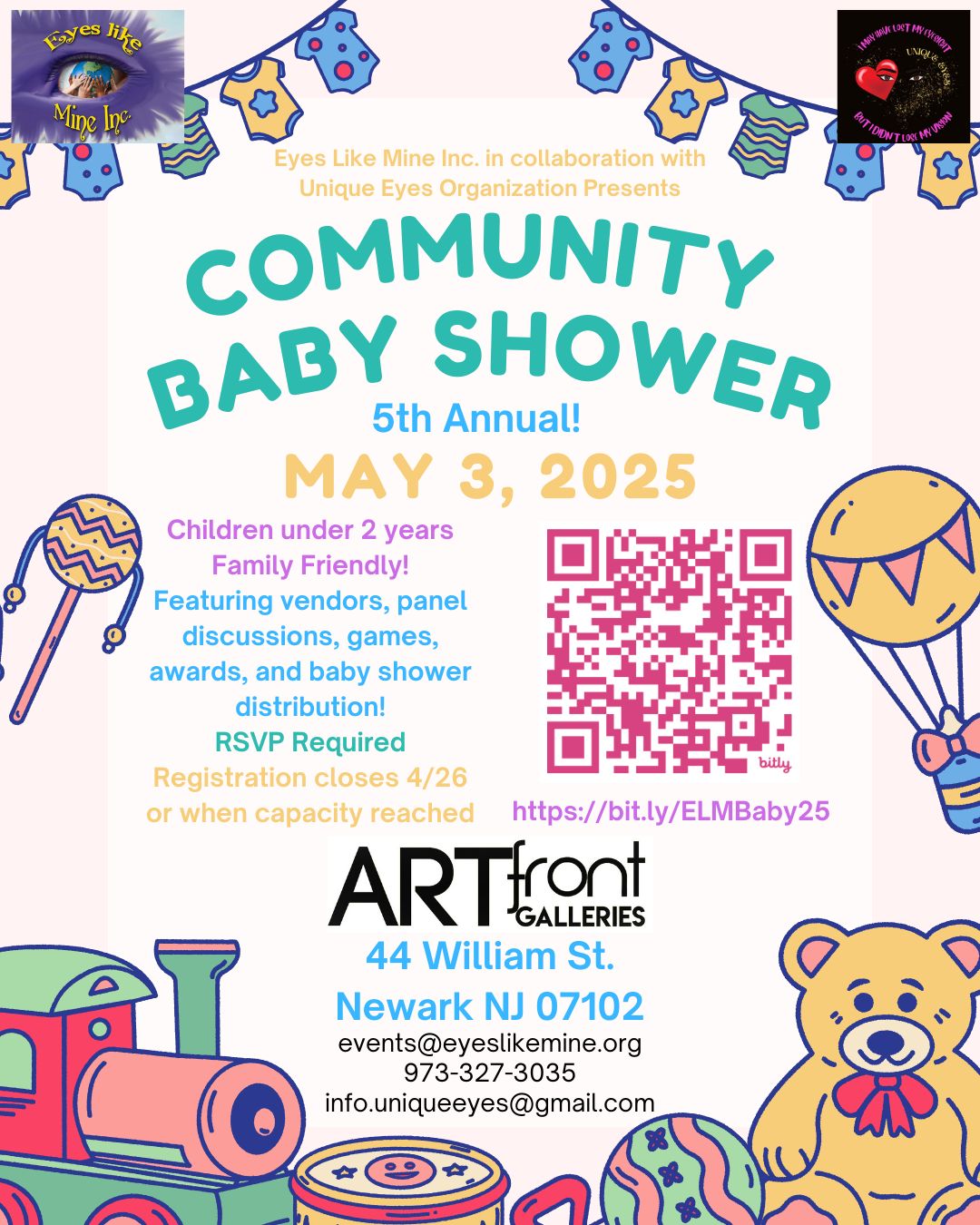 Community Baby Shower flyer